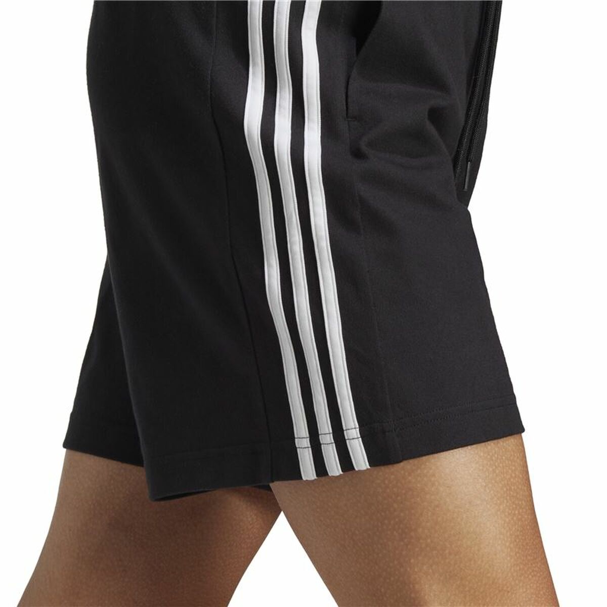 Pantaloncino Sportivo Adidas 3S Sj 7 Sho Nero Taglia:XS - Image 6