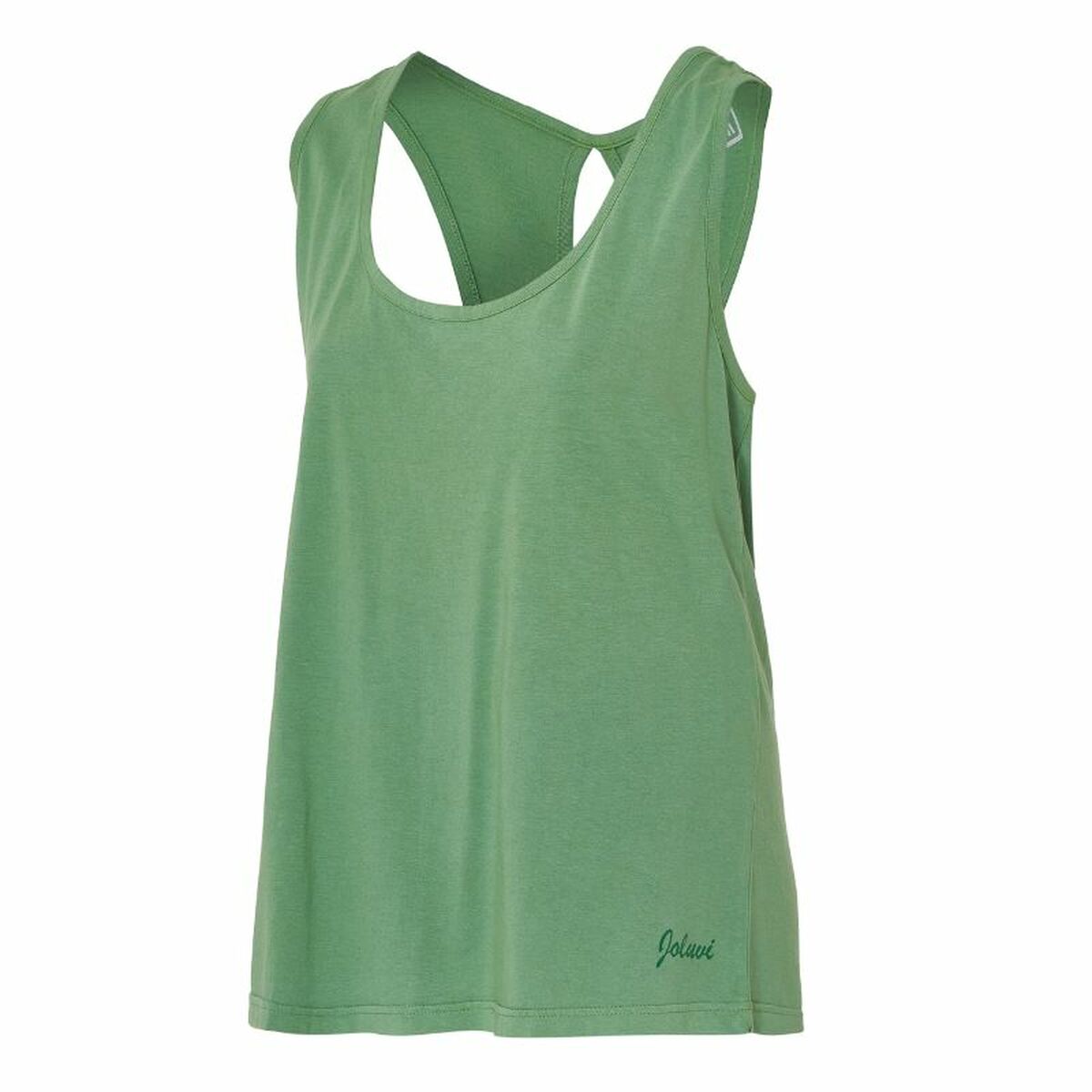 Maglia Smanicata da Donna Joluvi Bambu Tank Mujer Verde Verde Verde scuro Taglia:S