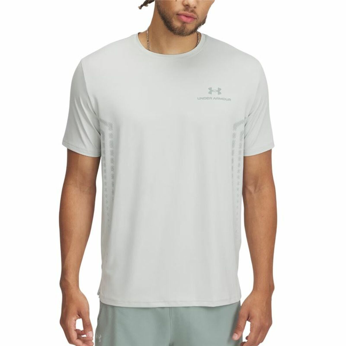 Maglia a Maniche Corte Uomo Under Armour Azzurro Taglia:M