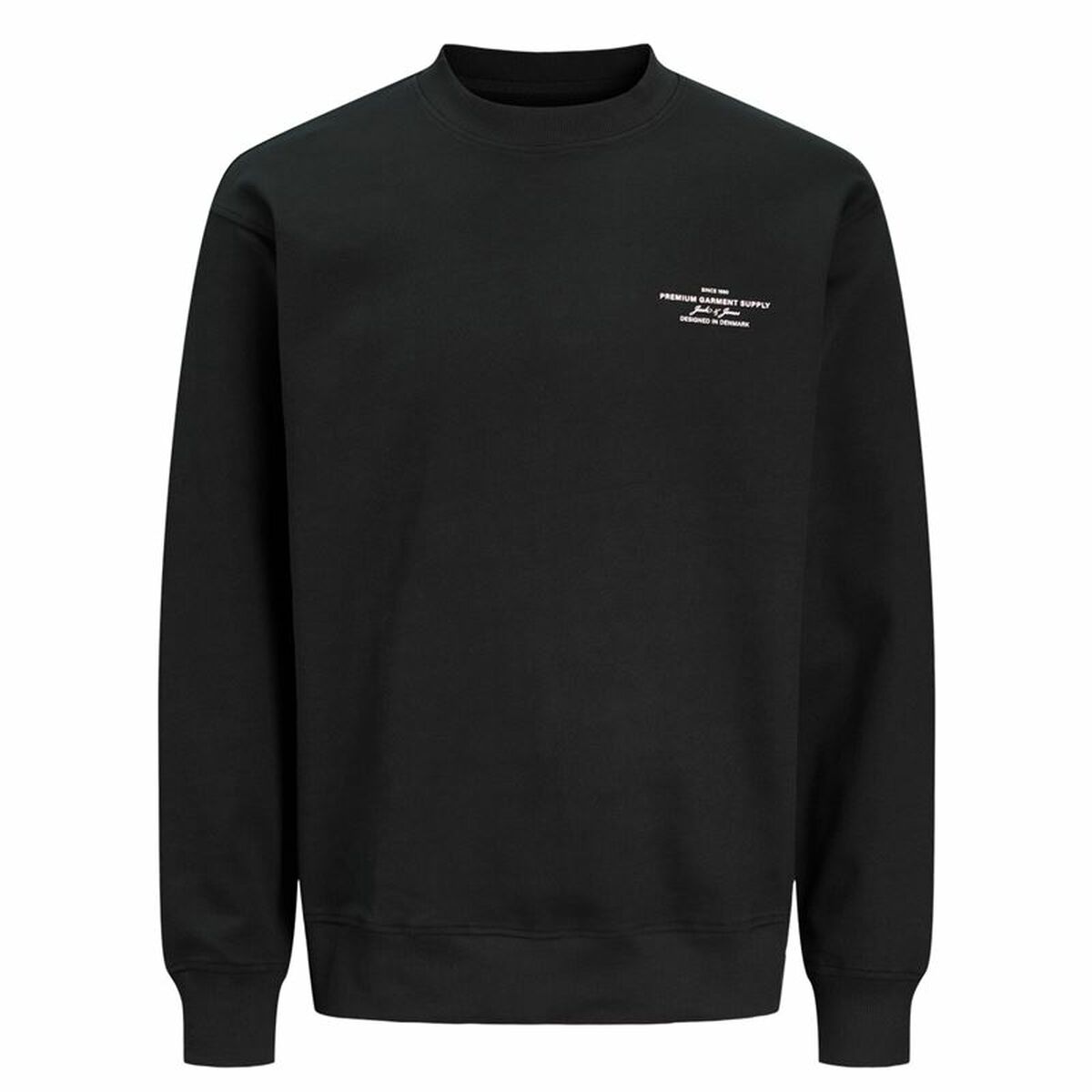 Felpa senza Cappuccio Uomo Jack & Jones Jprblachad Branding Taglia:L