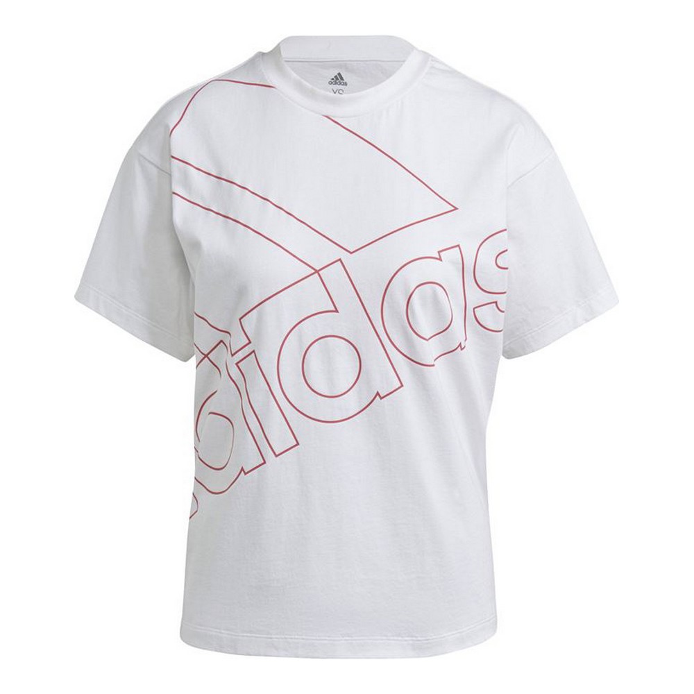 Maglia a Maniche Corte Donna Adidas Giant Logo Bianco Taglia:M
