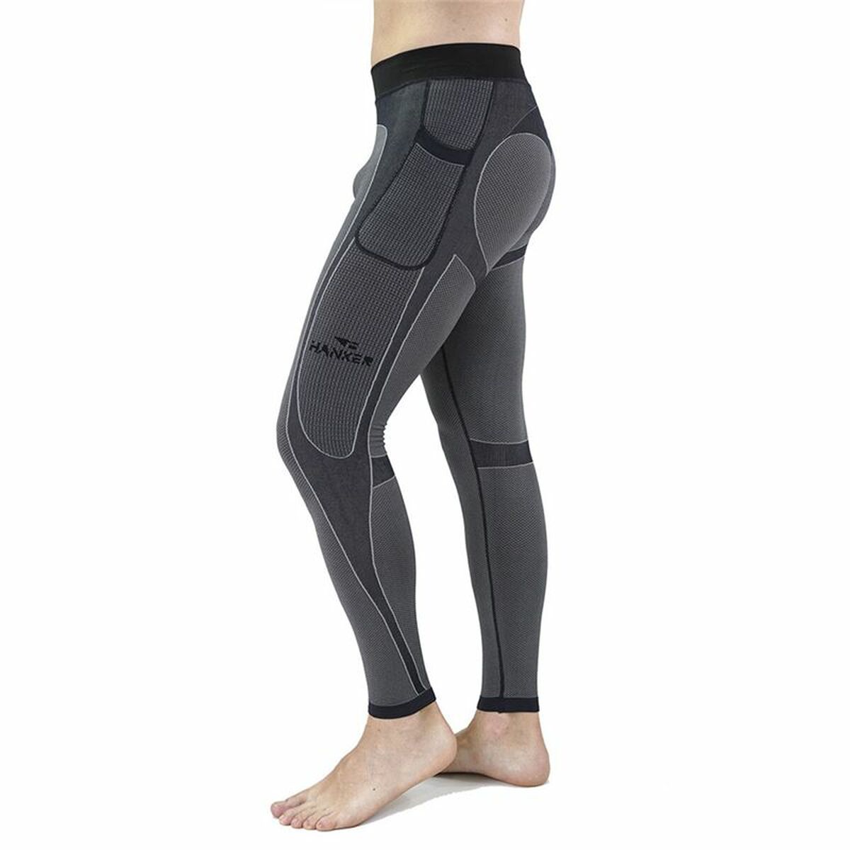 Pantalone Lungo Sportivo Hanker Woma Grigio Taglia:M