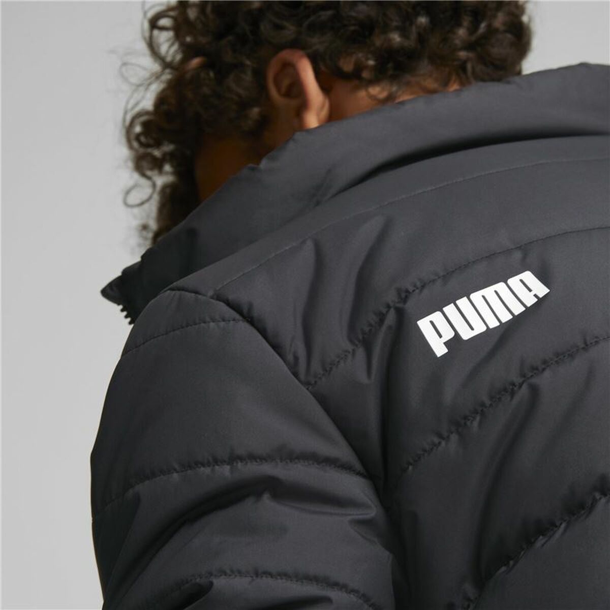 Giacca Sportiva da Bambini Puma Essentials Padded Nero Taglia:Taglia - 7-8 Anni - Image 5