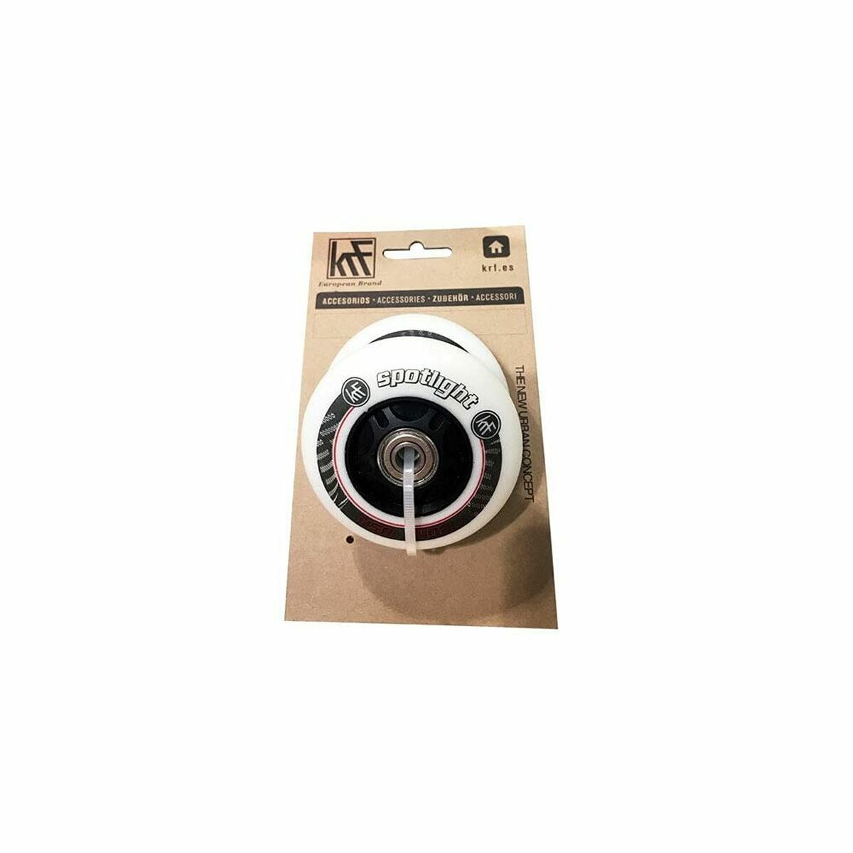 Ruote Spotlight LED KRF 70 MM Rosso - Image 4