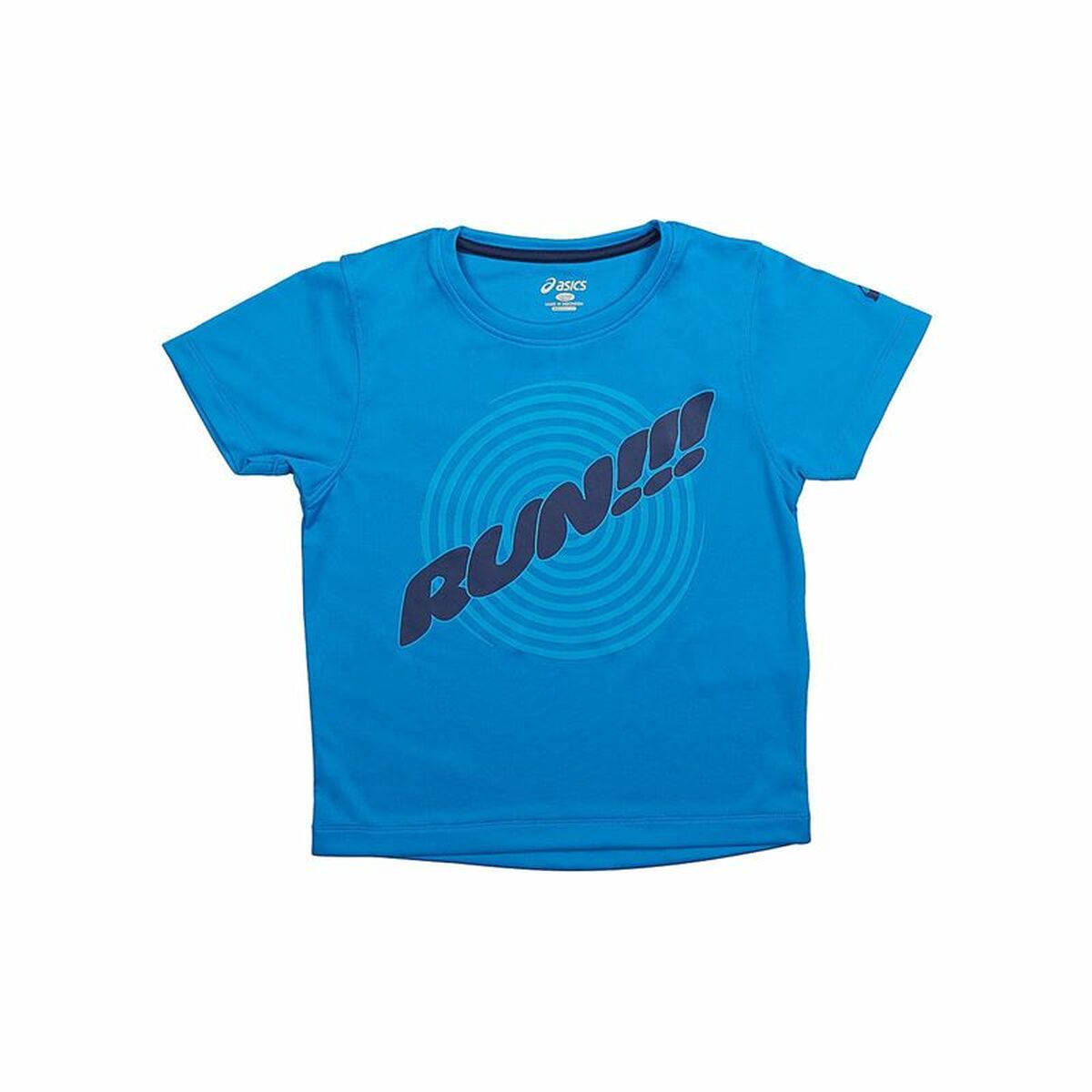 Maglia a Maniche Corte per Bambini Asics Run Azzurro Taglia:13 Anni