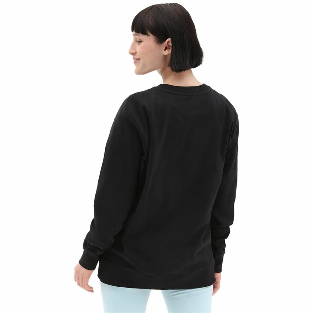 Felpa senza Cappuccio Donna Vans Lock Box Nero Taglia:L - Image 3