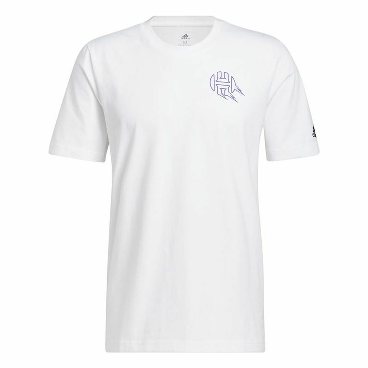 Maglia a Maniche Corte Uomo Adidas Avatar James Harden Graphic Bianco Taglia:M
