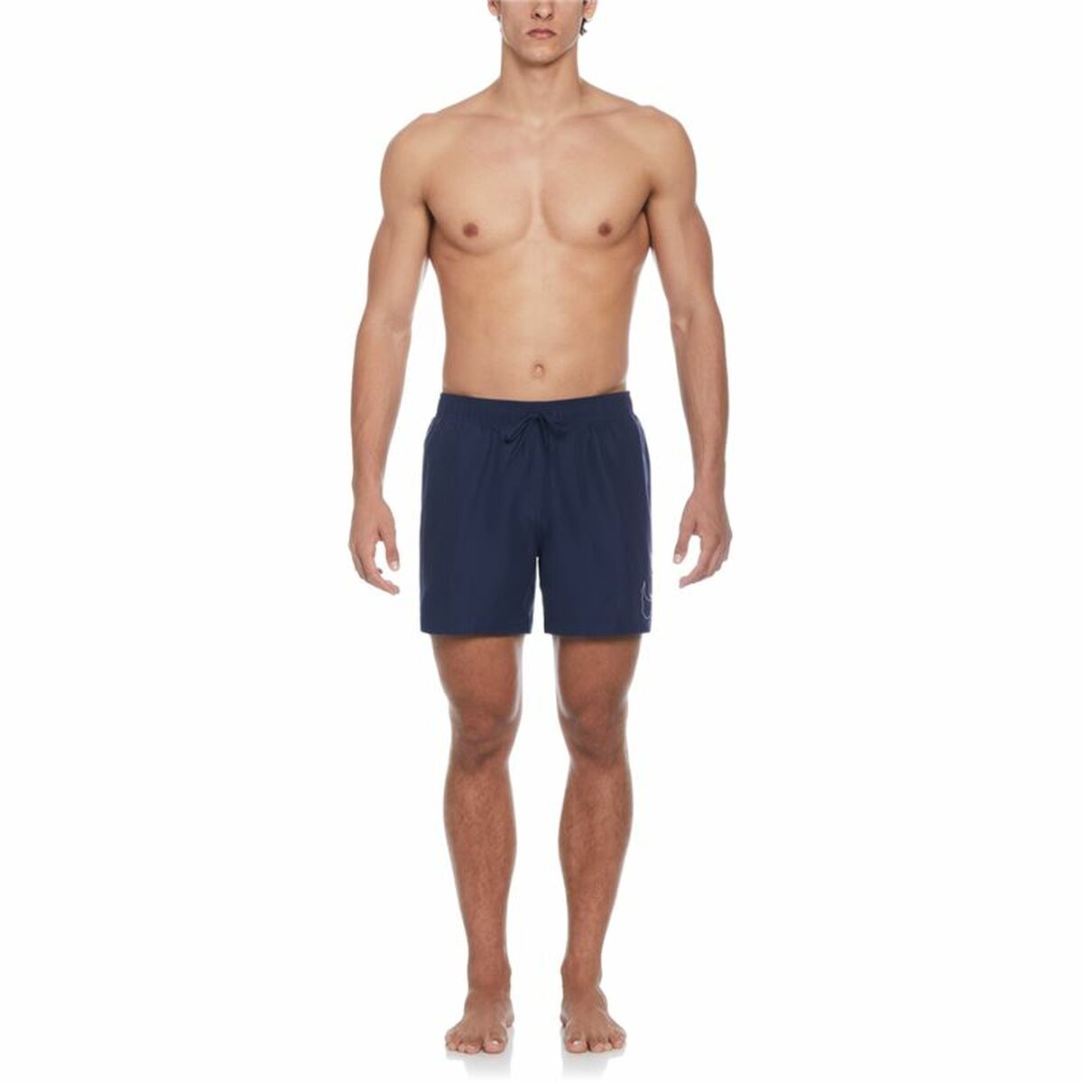Costume da Bagno Uomo Nike 5" Volley Short Blu Marino Taglia:XL - Image 3