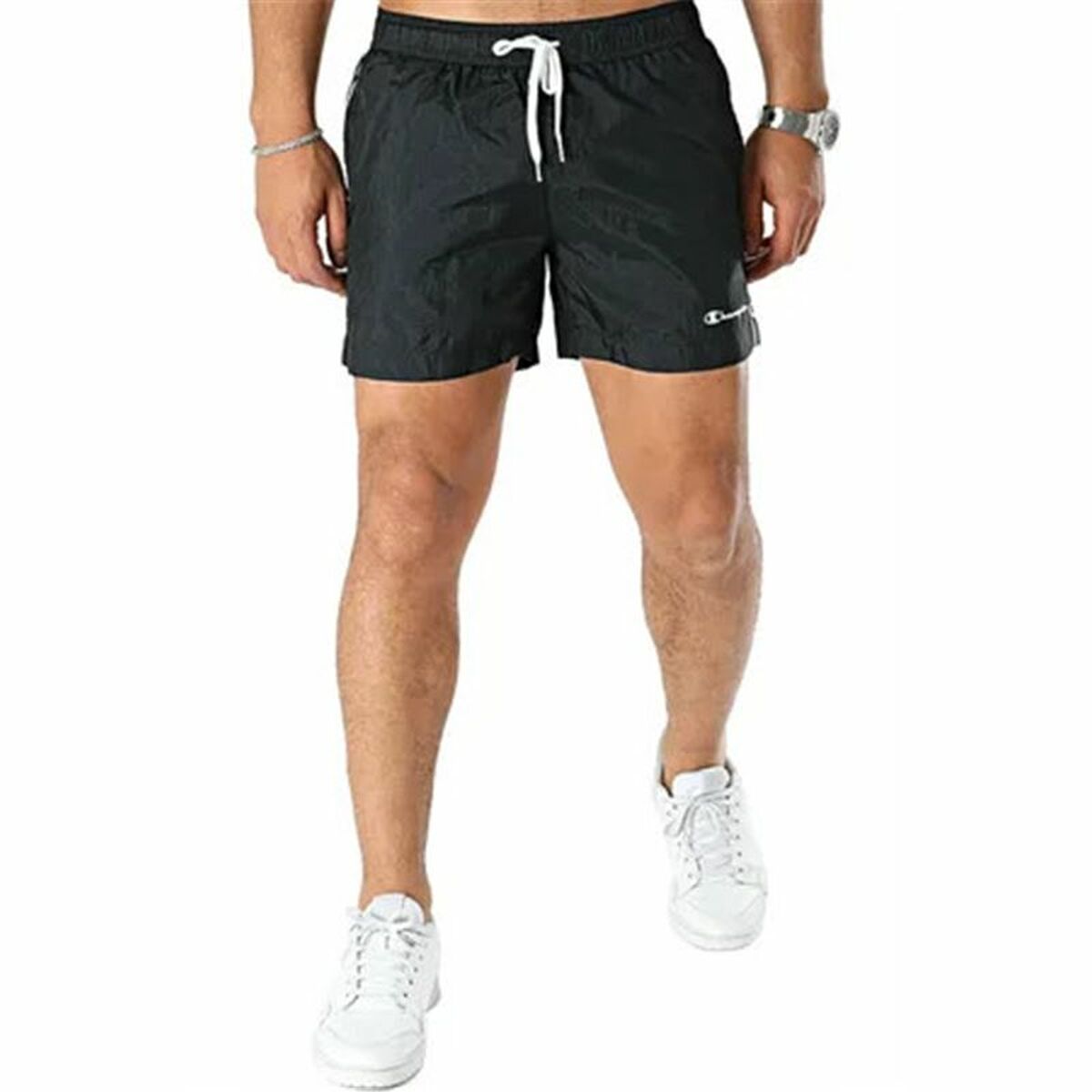 Costume da Bagno Uomo Champion Nero Spiaggia Taglia:9-10 Anni