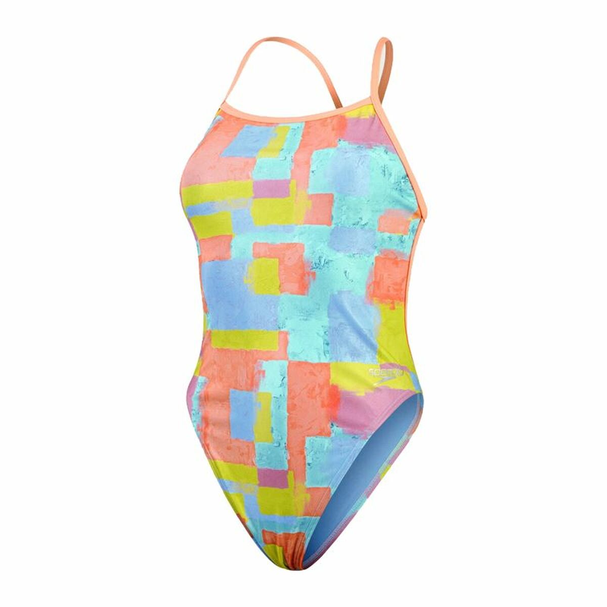 Costume da Bagno Donna Speedo Speedo Allover Digital V-Back Azzurro Taglia:34