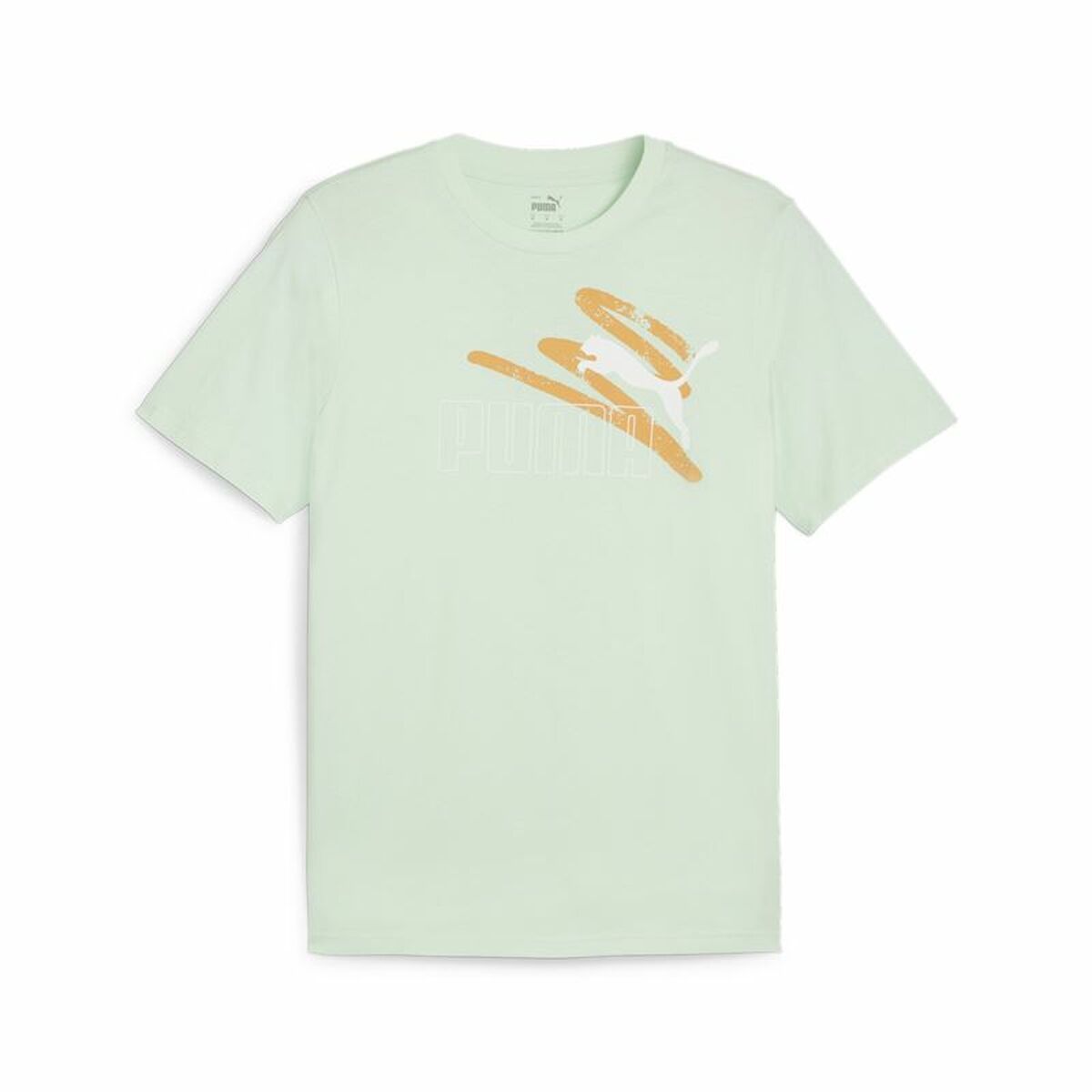 Maglia a Maniche Corte Uomo Puma Essentials+ AB Summer Verde scuro Taglia:XL