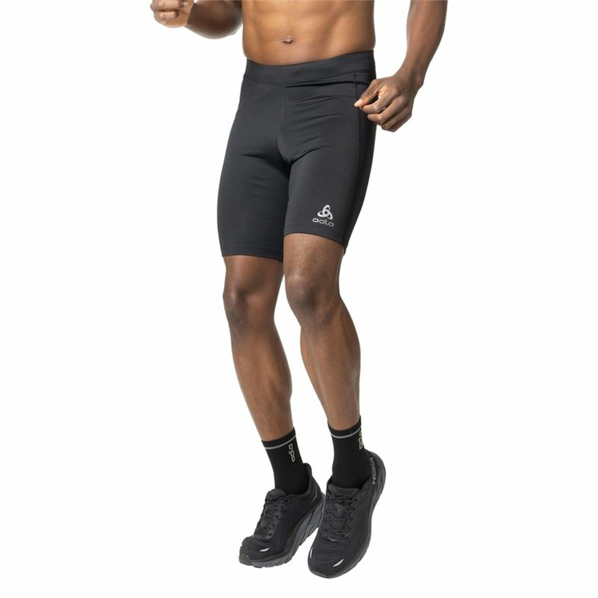 Pantaloncini Aderenti da Sport Odlo Essentials Nero Uomo Taglia:M