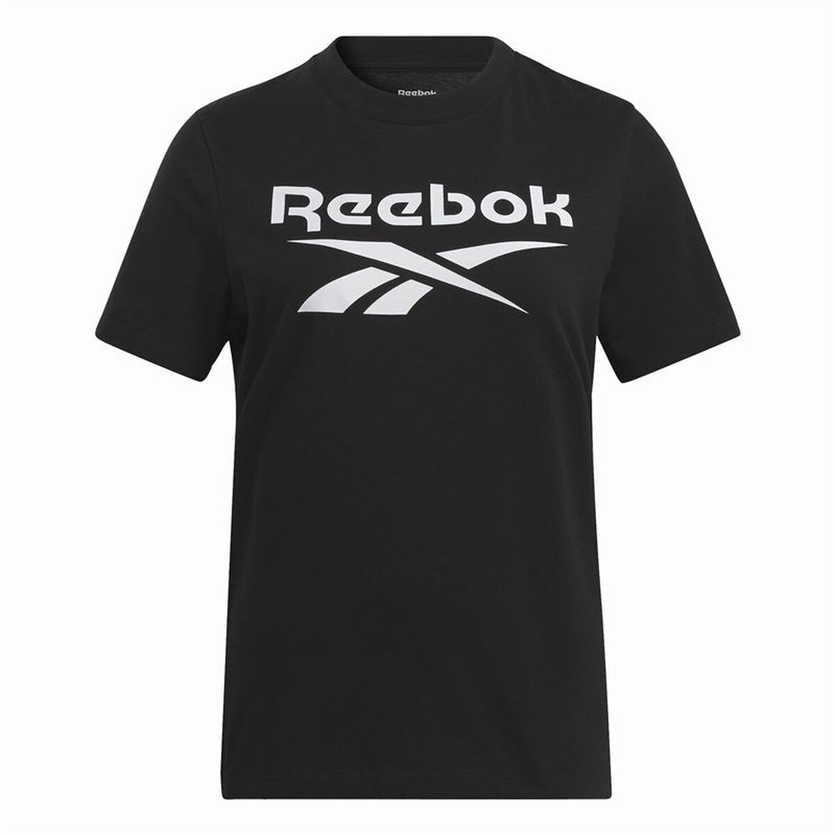 Maglia a Maniche Corte Donna Reebok Identity Big Logo Nero Taglia:S