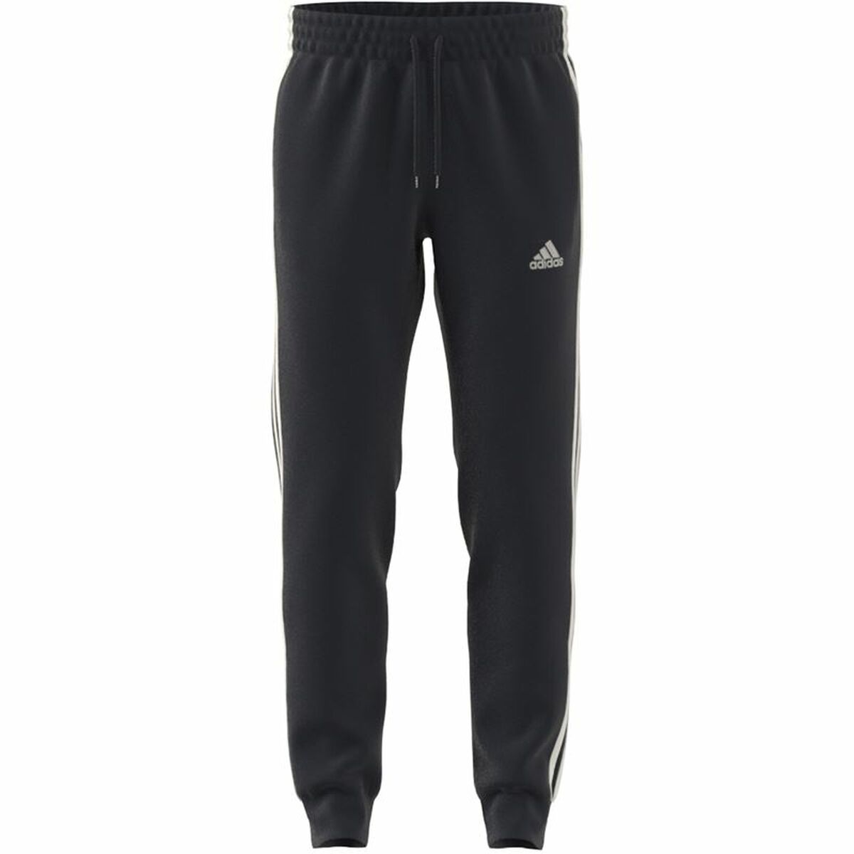 Pantalone Lungo Sportivo Adidas 3S Fl Tc Pt Nero Uomo Taglia:S