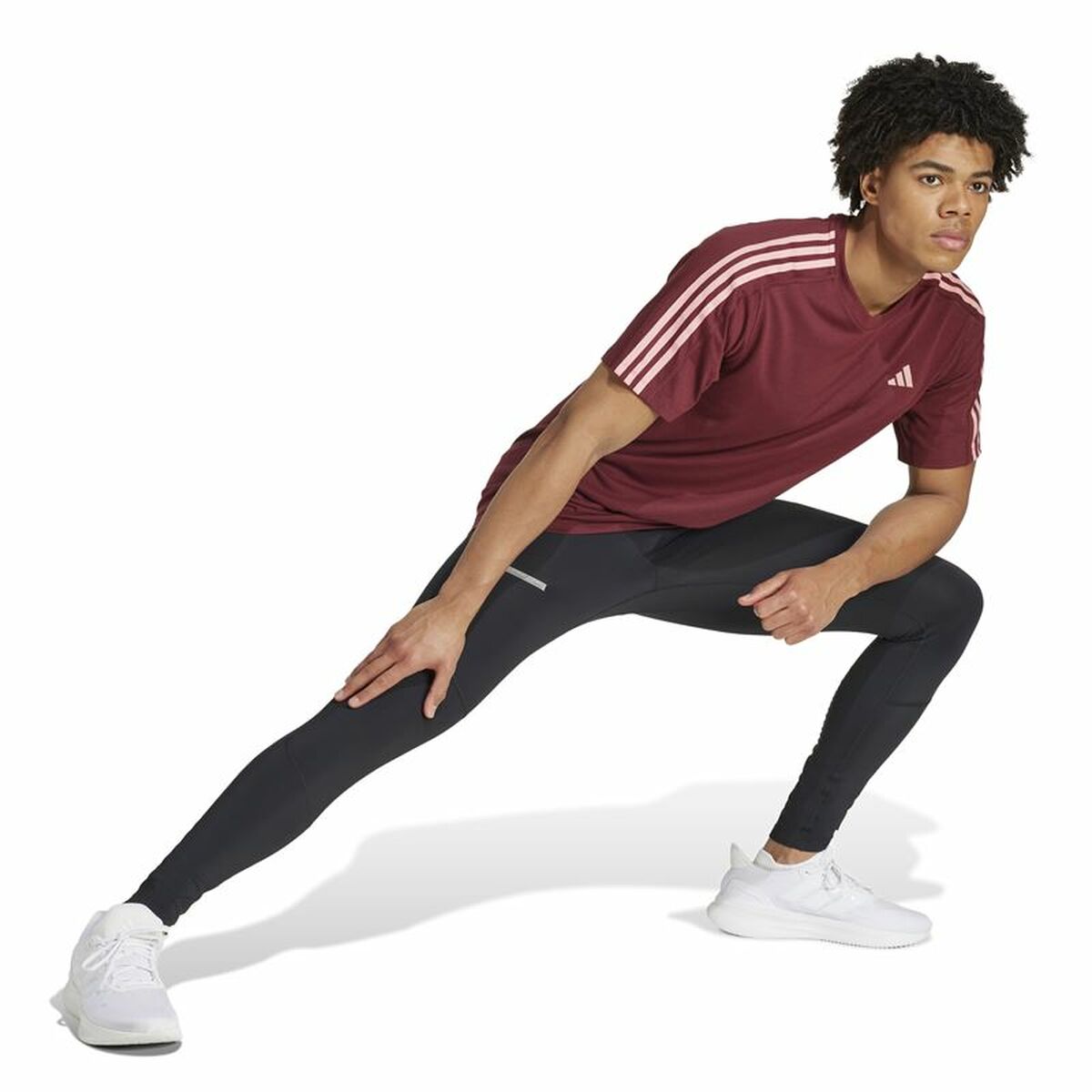 Leggings Sportivi da Uomo Adidas Ultimate Long Nero Taglia:L - Image 5