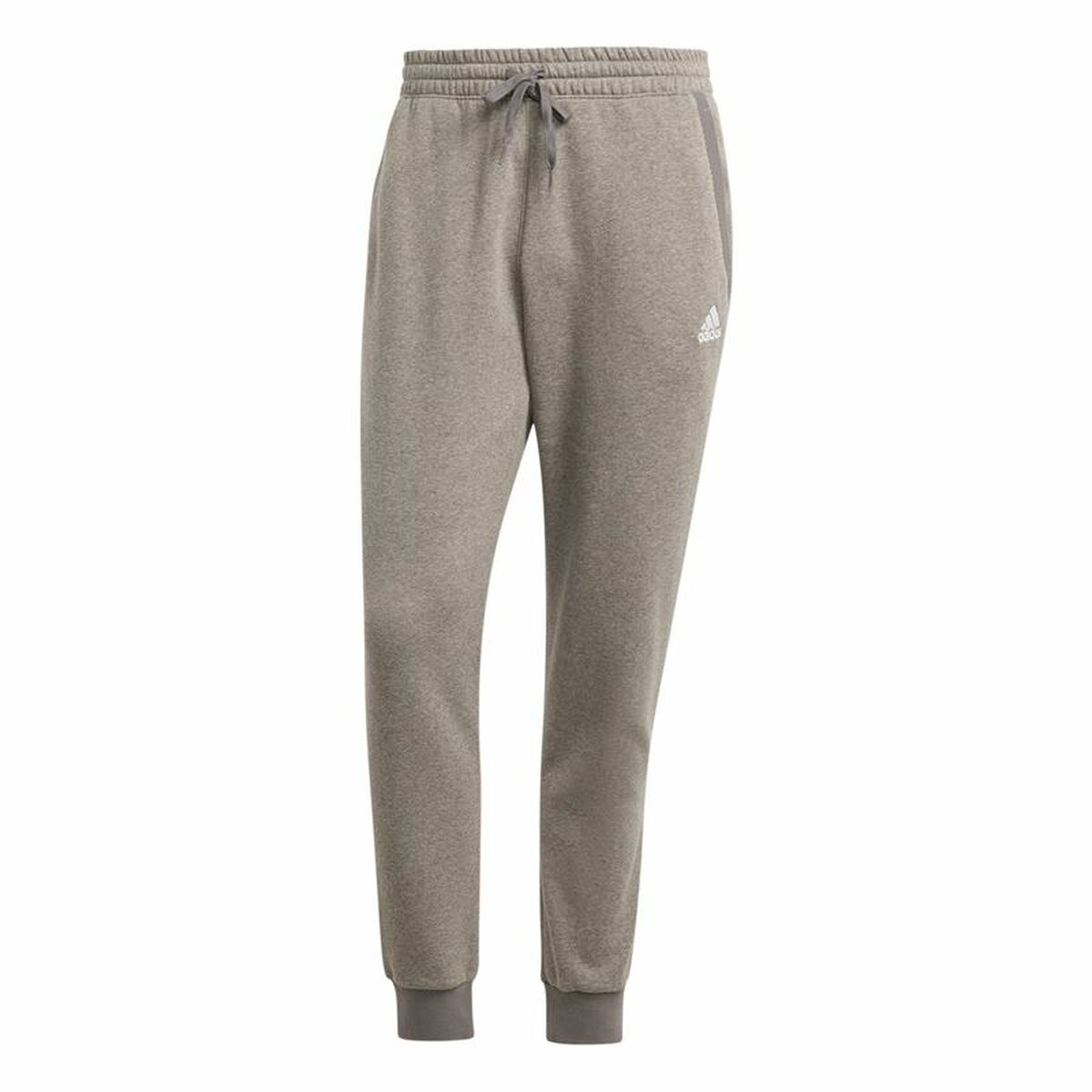 Pantalone Lungo Sportivo Adidas Seasonal Essentials Melange Beige Uomo Taglia:L