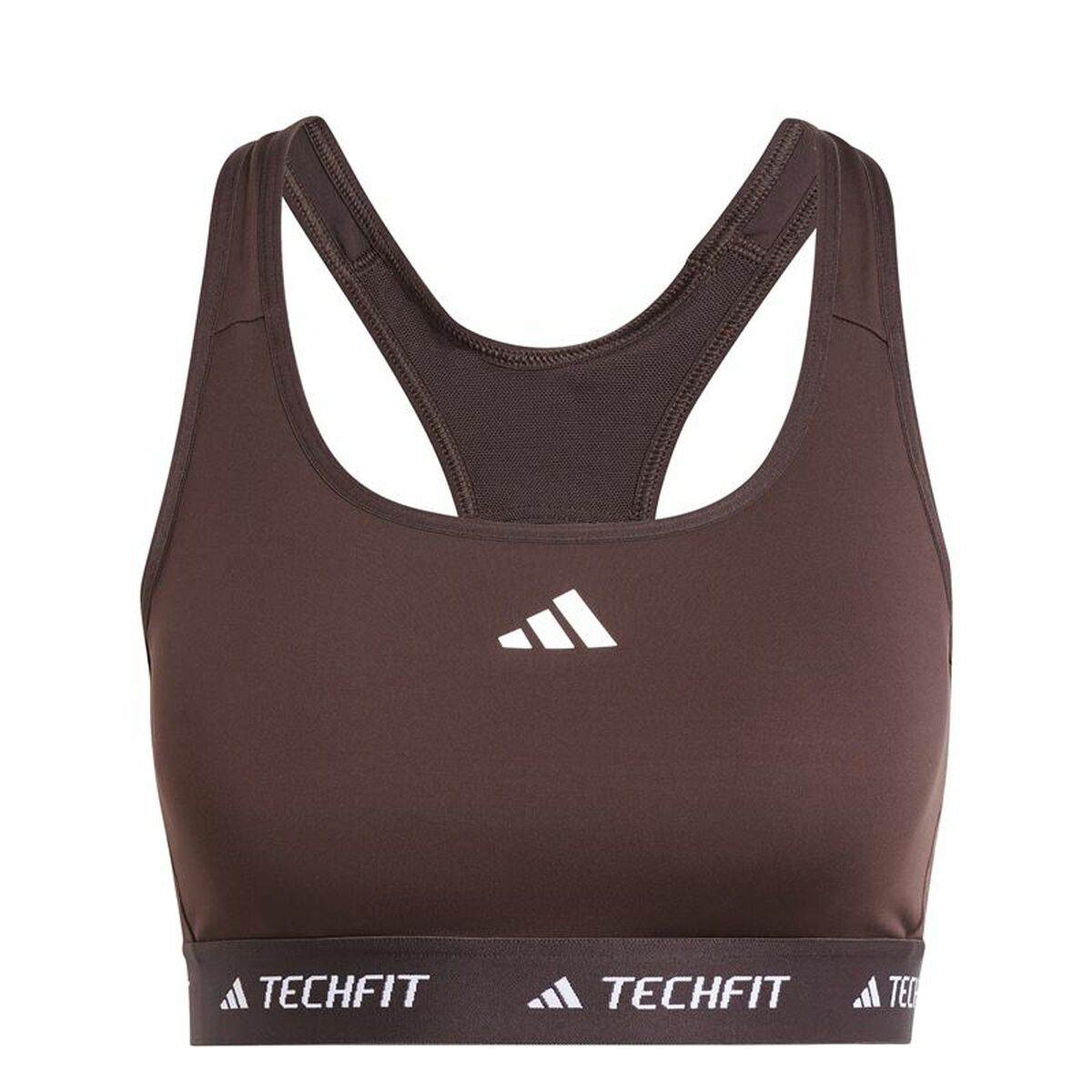 Reggiseno Sportivo Adidas Techfit Medium Marrone Taglia:S