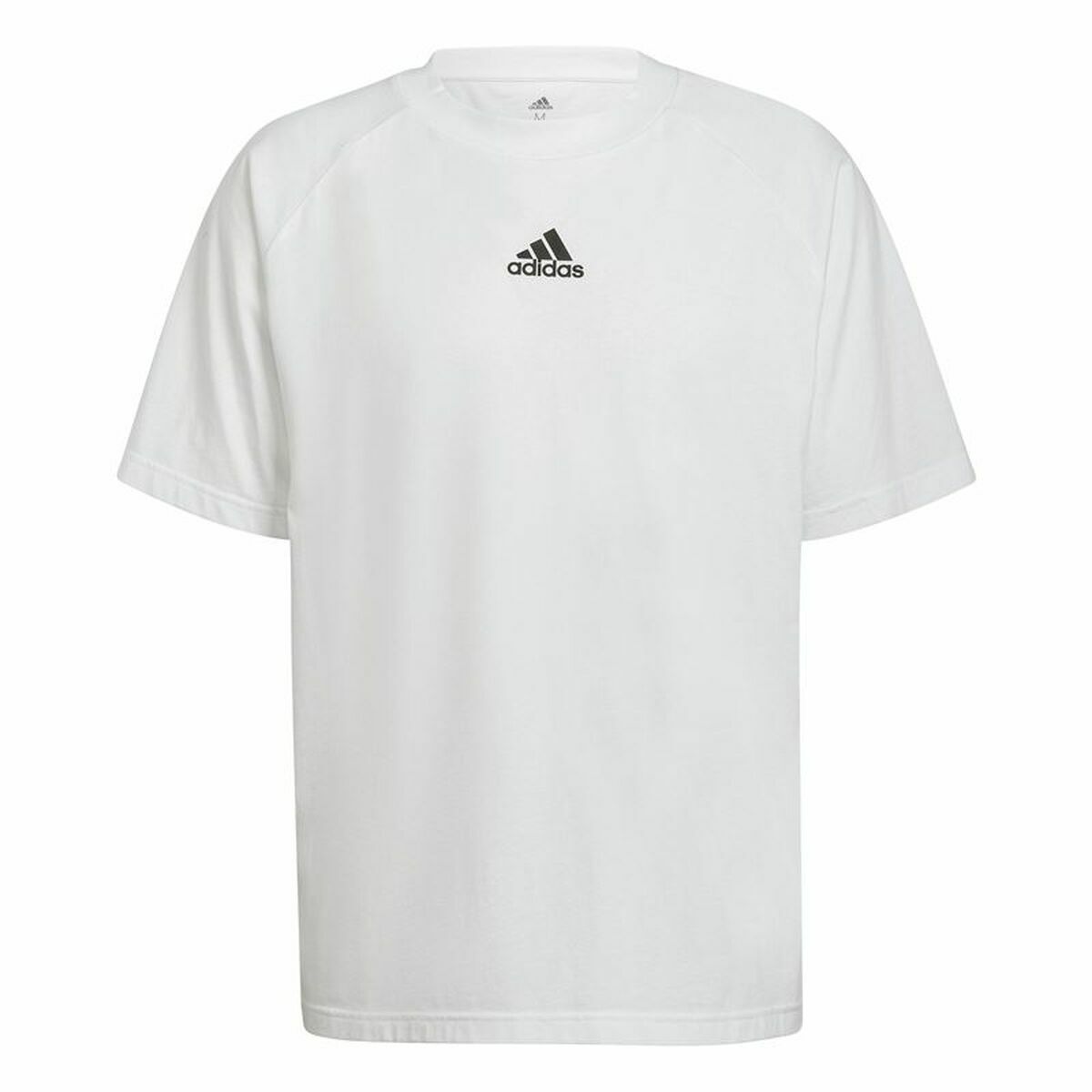 Maglia a Maniche Corte Uomo Adidas Essentials Brandlove Bianco Taglia:L