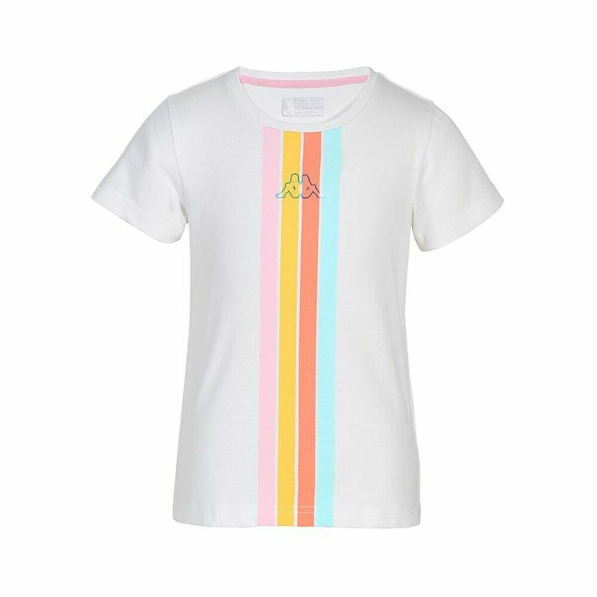 Maglia a Maniche Corte per Bambini Kappa Quome K Bianco Taglia:4 anni