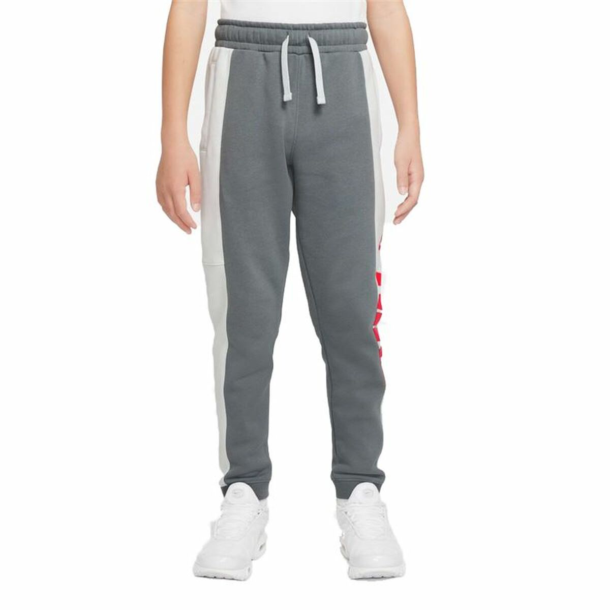 Pantalone di Tuta per Bambini Nike Sportswear  Bianco Grigio scuro Taglia:10-12 Anni
