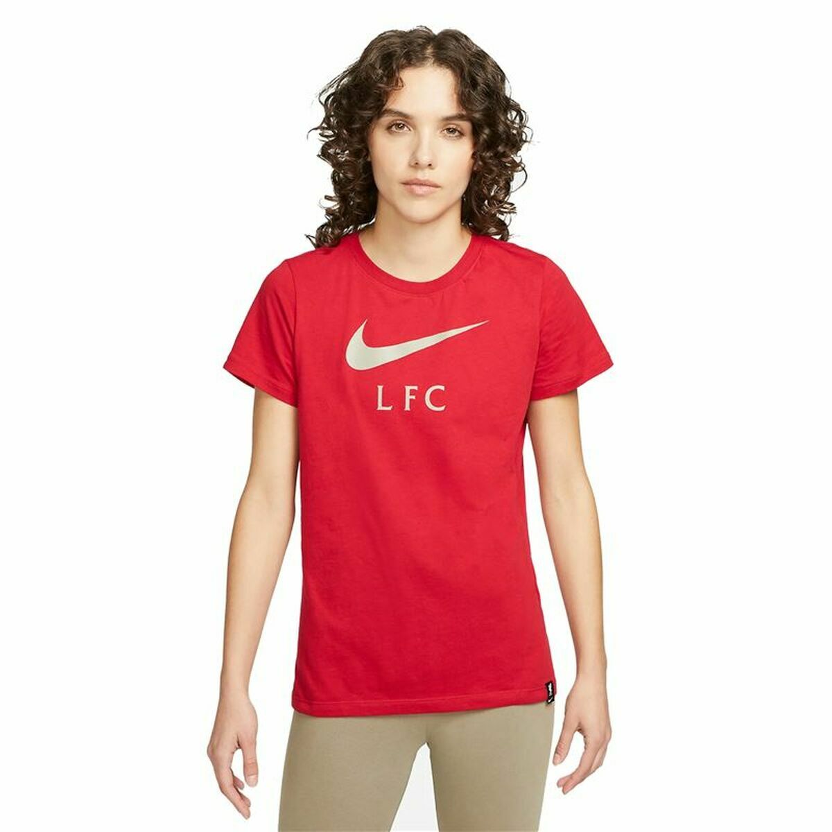 Maglia a Maniche Corte Donna Nike Liverpool FC Rosso Taglia:S