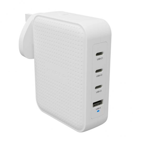 Caricabatterie da Parete Hyper HJ1001WHWWGL Bianco