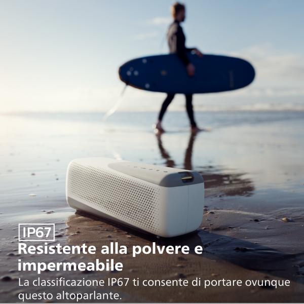 Altoparlante Bluetooth Portatile Philips Wireless speaker Bianco - Image 4