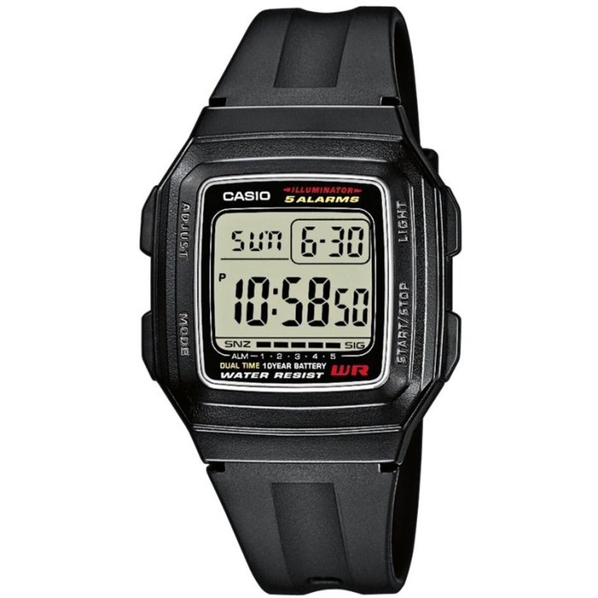 Orologio Unisex Casio F-201WA-1A (Ø 34 mm)