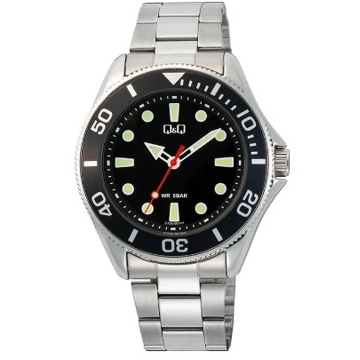 Orologio Uomo Q&Q GENT DIVER BLACK (Ø 41 mm)
