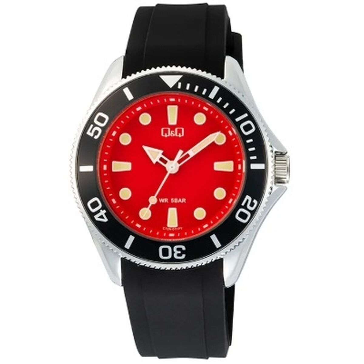 Orologio Uomo Q&Q GENT DIVER BLACK (Ø 41 mm)