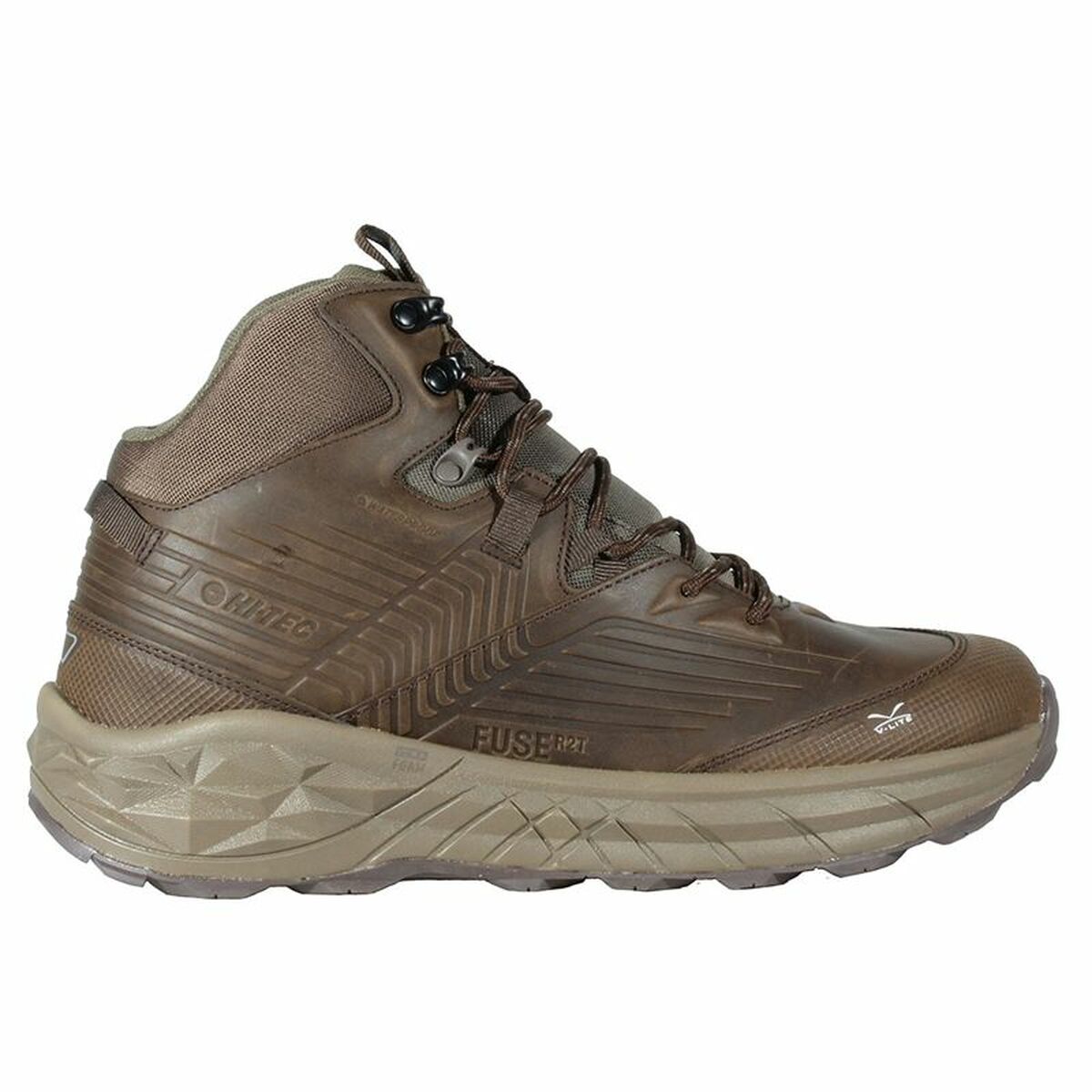 Stivali da Montagna Hi-Tec Geo Fuse Trek Mid Marrone Taglia Calzatura:43