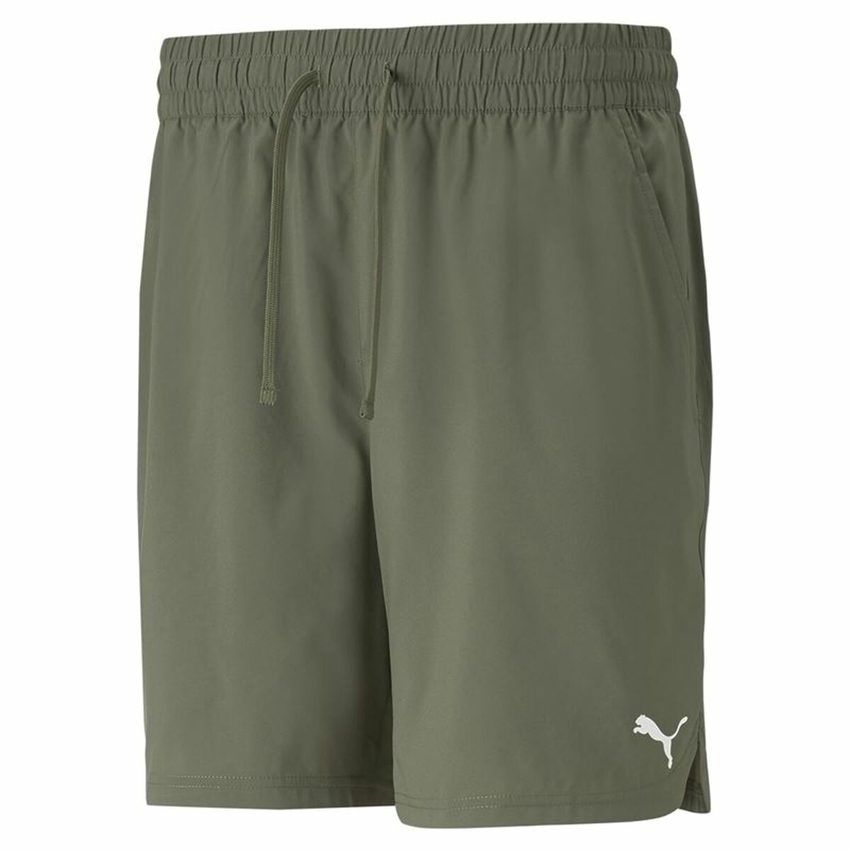 Pantaloncino Sportivo Puma Studio Foundation Verde Oliva Taglia:L