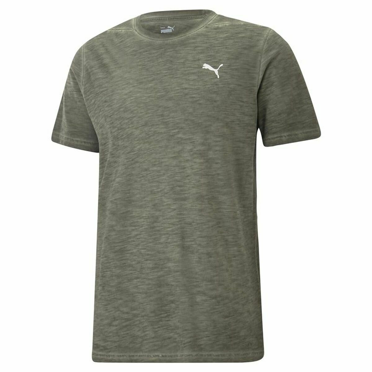 Maglia a Maniche Corte Uomo Puma Studio Foundation Verde Oliva Taglia:M