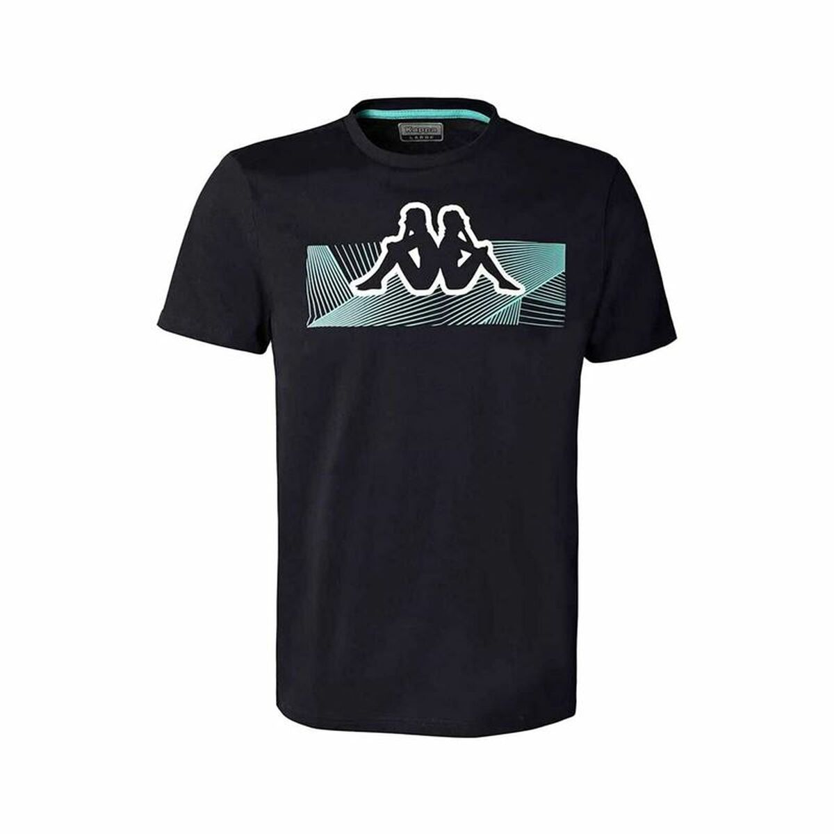 Maglia a Maniche Corte Uomo Kappa Eryx Graphik Blu scuro Taglia:14 anni