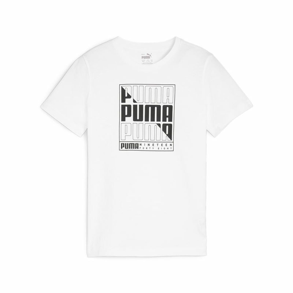 Maglia a Maniche Corte per Bambini Puma Graphic Taglia:9-10 Anni