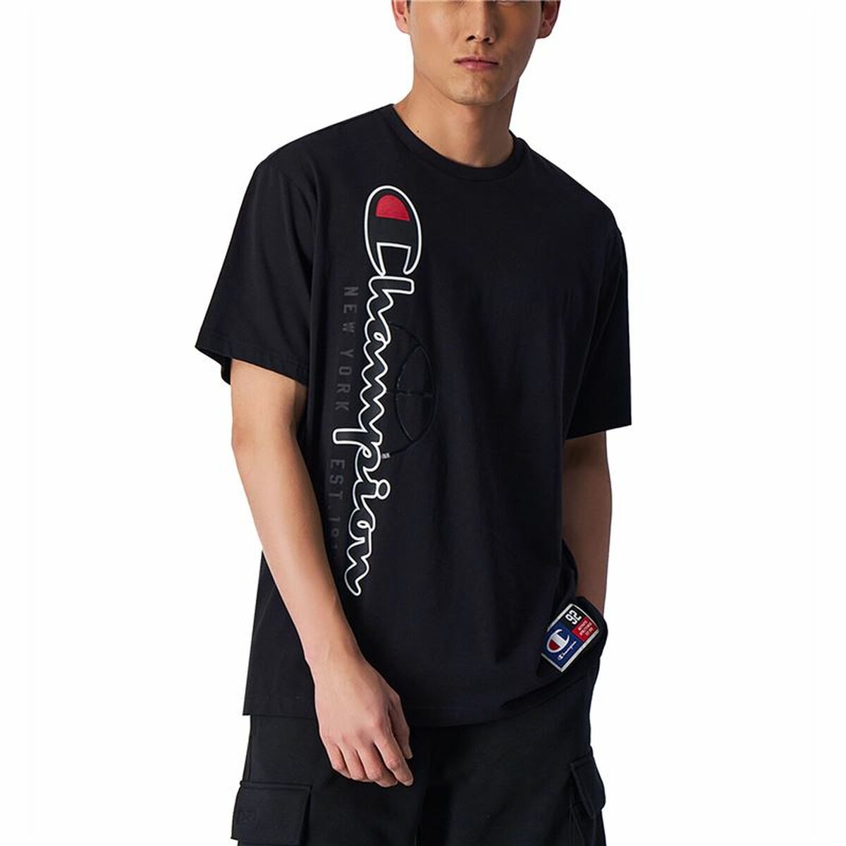 Maglia a Maniche Corte Uomo Champion Crewneck Taglia:M