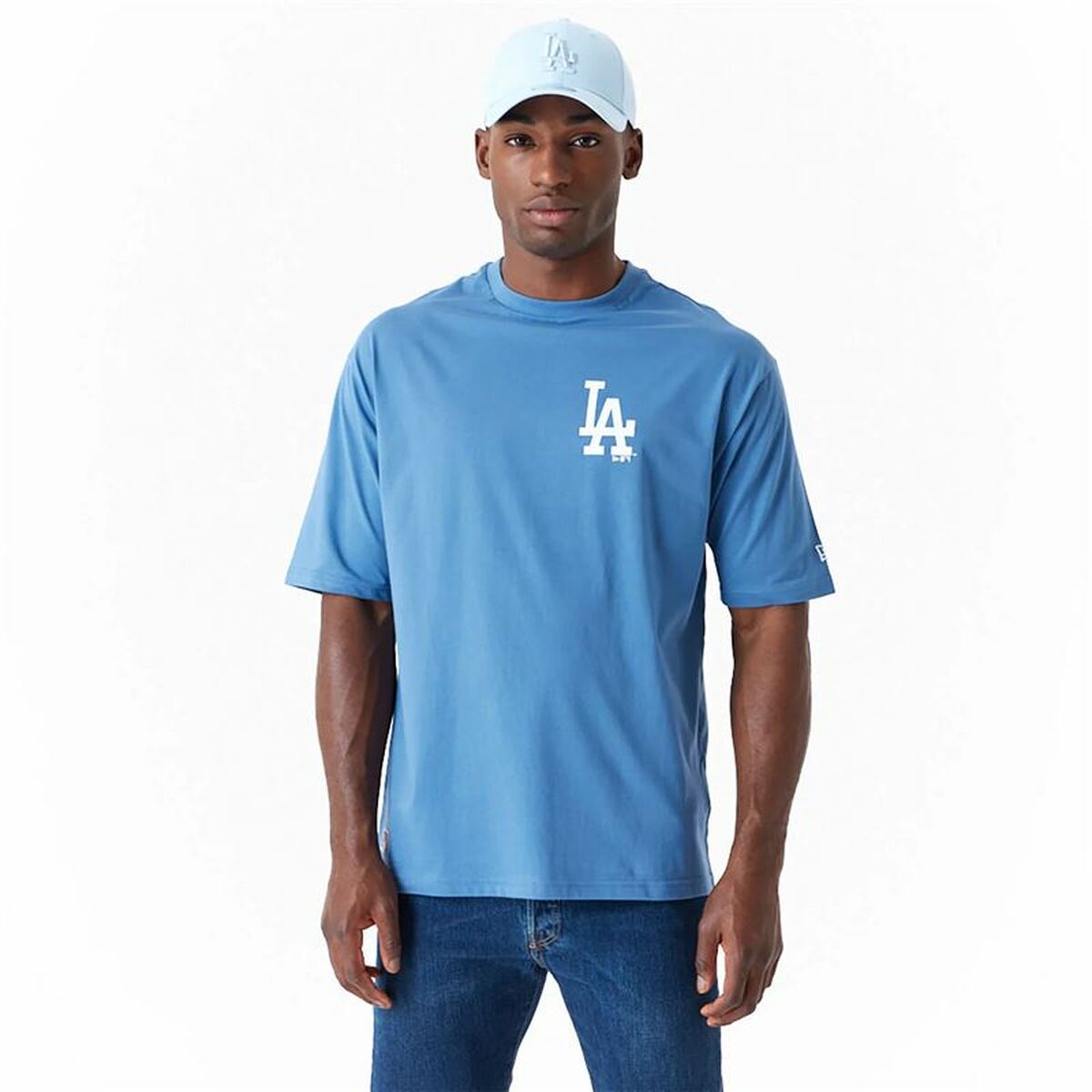 Maglia a Maniche Corte Uomo New Era LA Dodgers MLB World Series Taglia:M