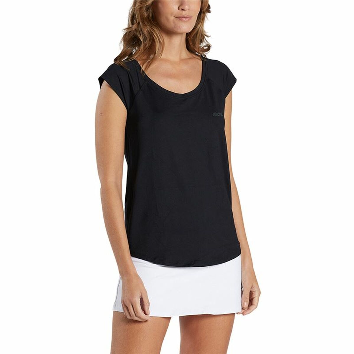 Maglia Smanicata da Donna Ditchil Nero Taglia:S