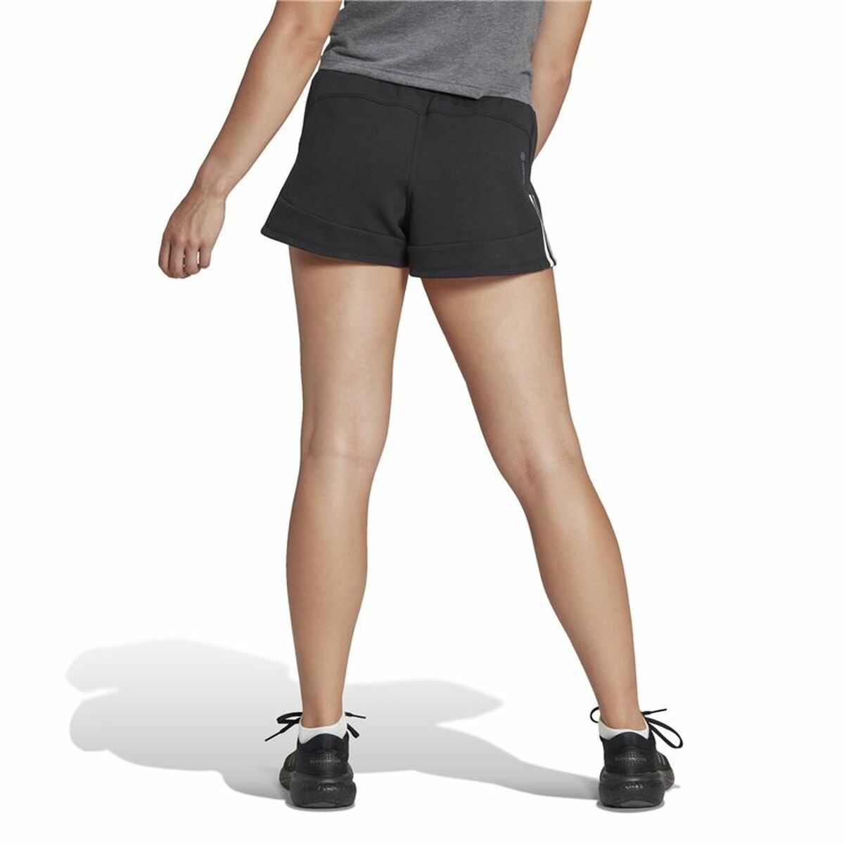 Pantaloncini Sportivi da Donna Adidas Essentials Nero Taglia:S - Image 3