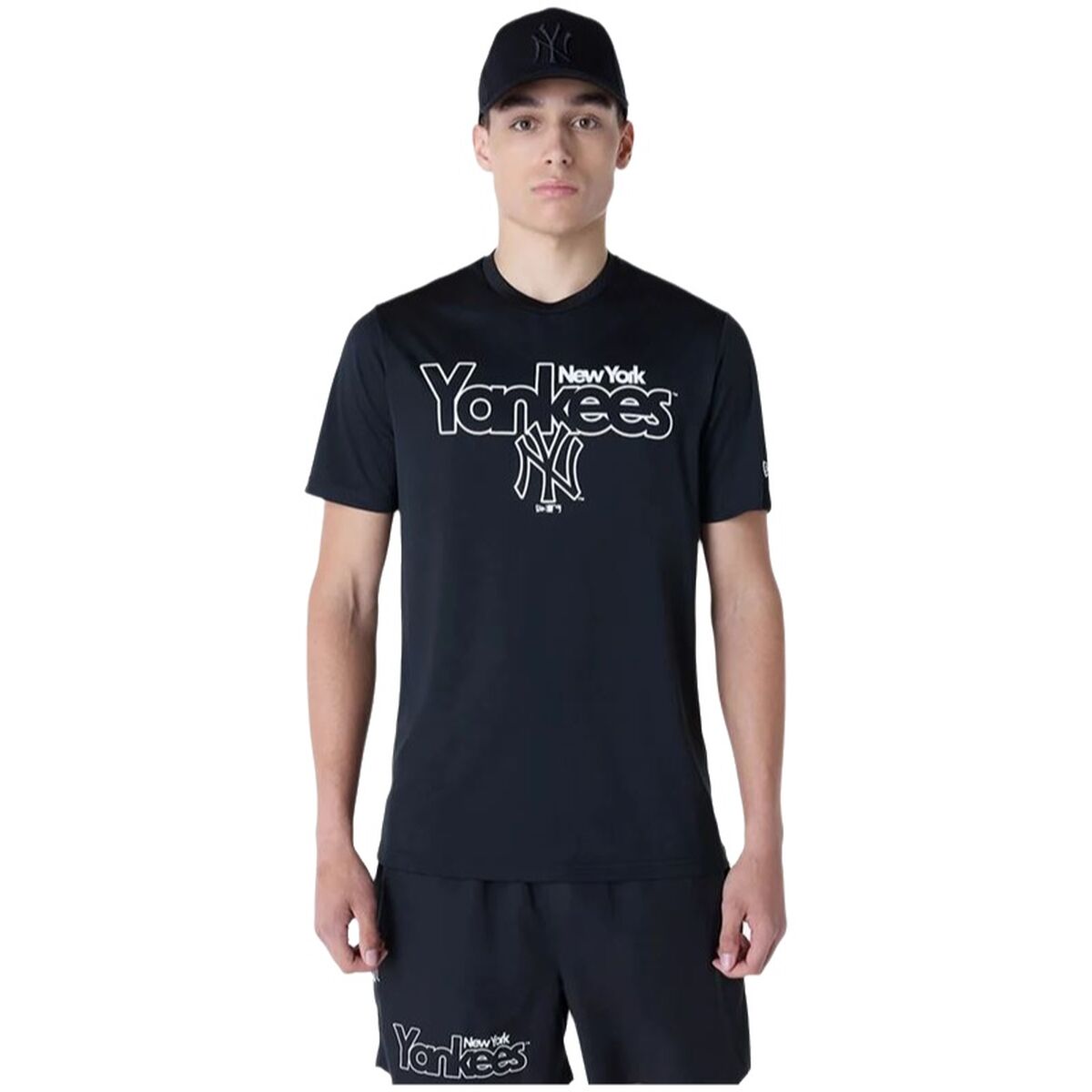 Maglia da basket New Era New York Yankees MLB Nero Taglia:L