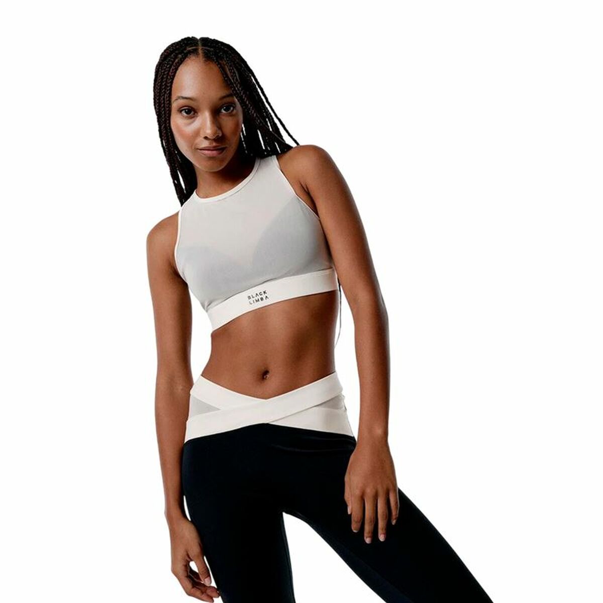 Top Sportivo Donna Black Limba Evolve  Fitness Taglia:S