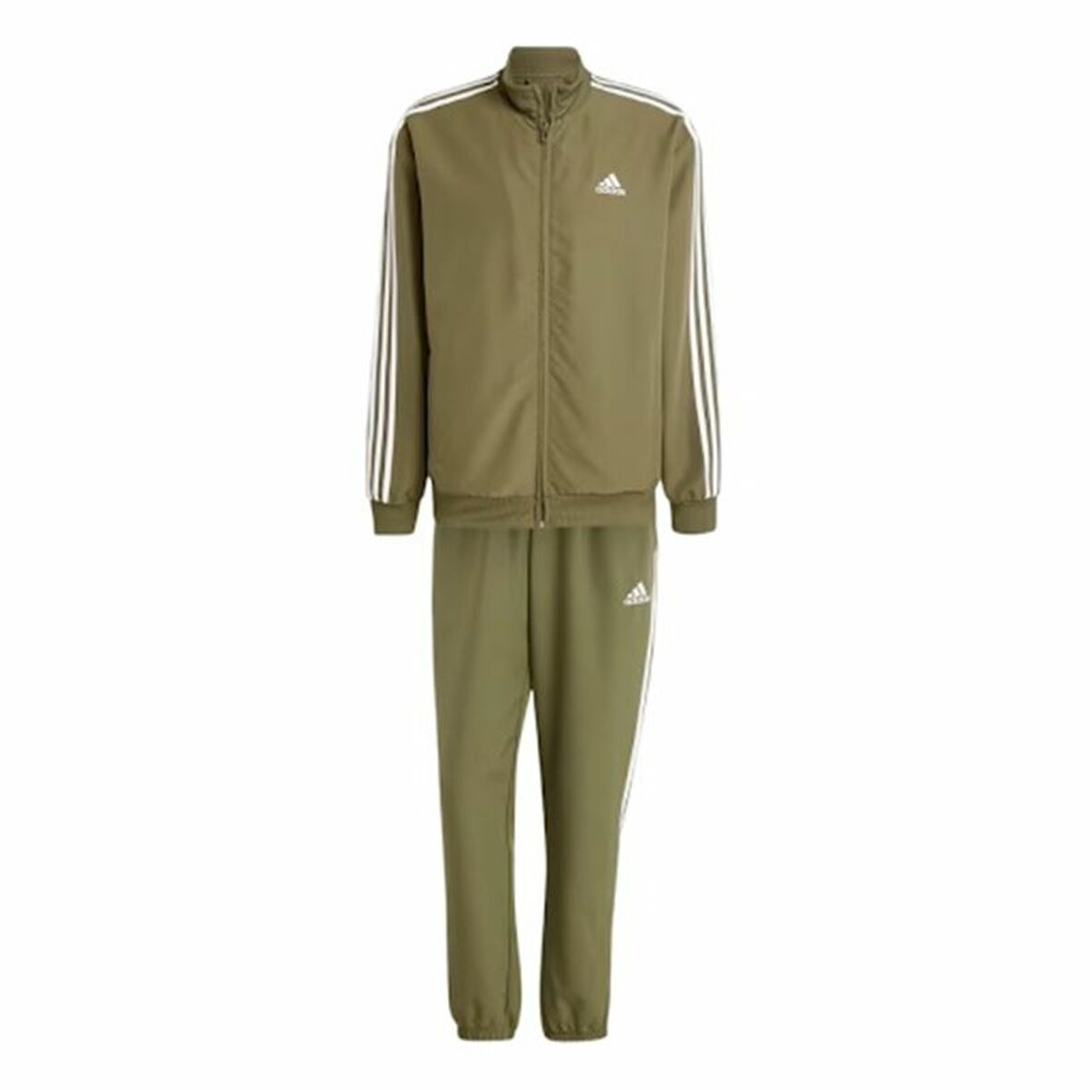 Tuta Adidas Basic 3S Woven Verde Uomo Taglia:S