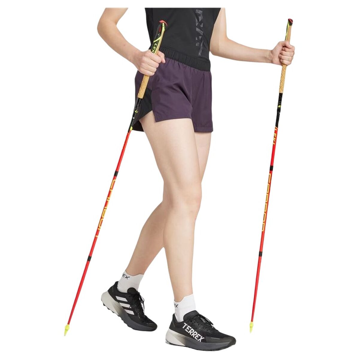 Pantaloncino Sportivo Adidas Terrex Multi Trail Azzurro Rosso Granato Taglia:S