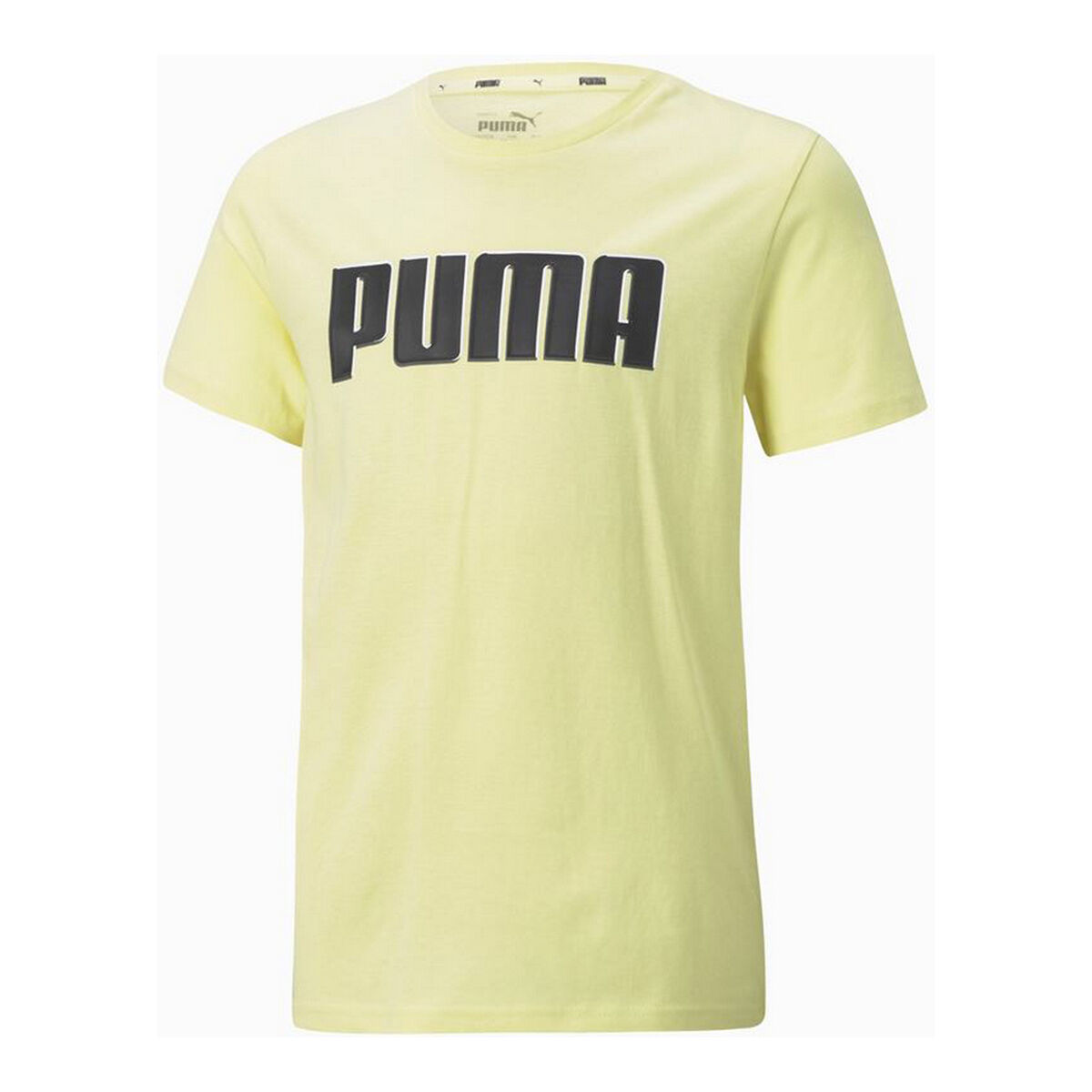 Maglia a Maniche Corte per Bambini Puma  Alpha Graphic Giallo Taglia:14-16 Anni