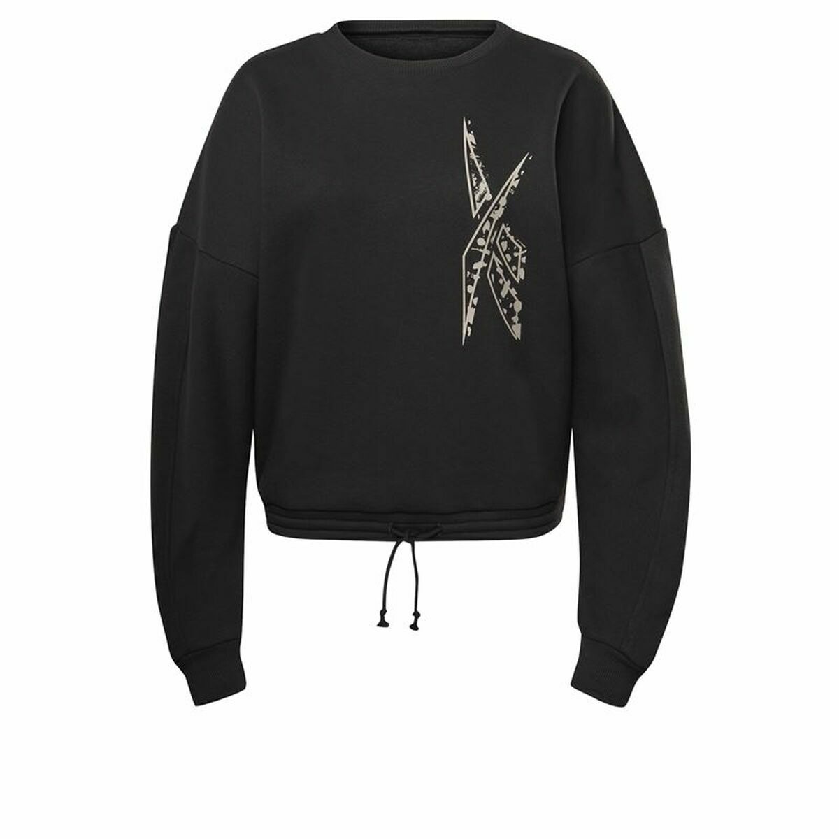 Felpa senza Cappuccio Donna Reebok Modern Safari Nero Taglia:M