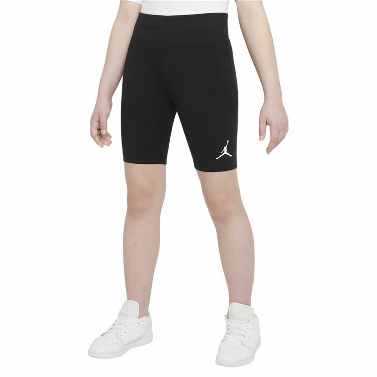 Pantaloncini Sportivi per Bambini Jordan Essentials Bike Nero Taglia:10-12 Anni