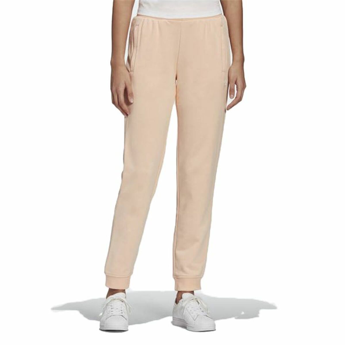 Pantalone Lungo Sportivo Adidas Originals Donna Beige Taglia:36