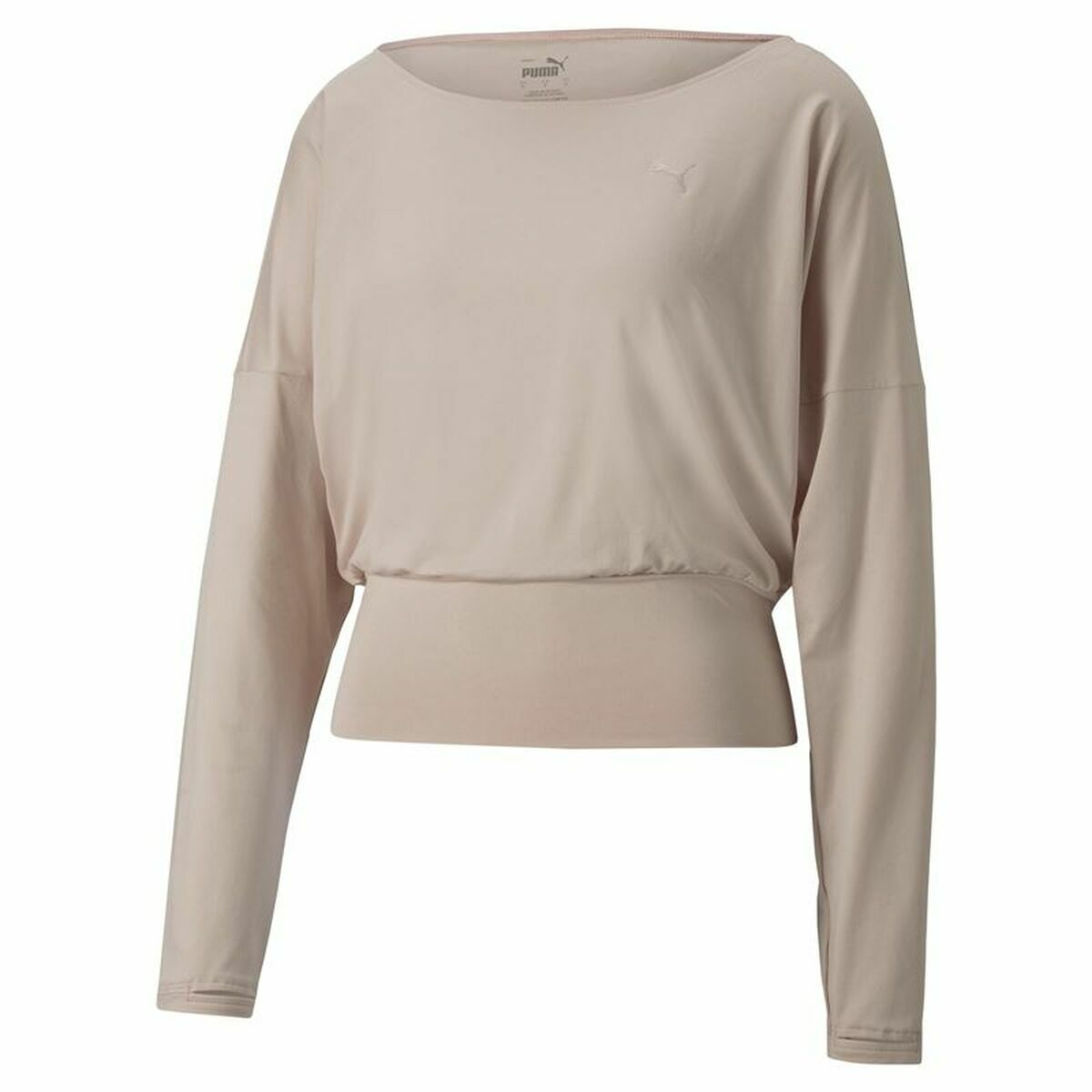 Felpa senza Cappuccio Donna Puma Studio Yogini Lite Salmone Taglia:M