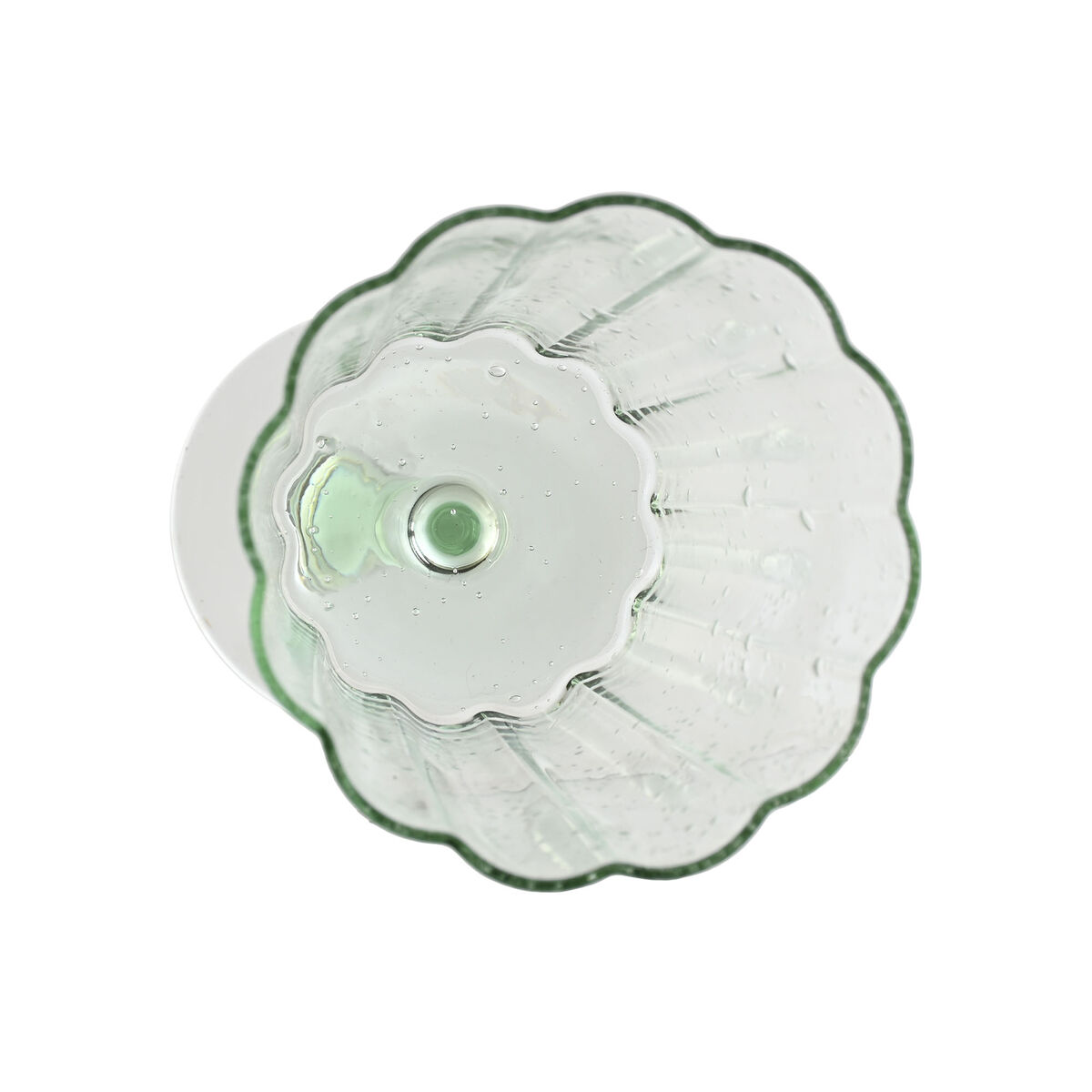 Set di Bicchieri Home ESPRIT Verde Cristallo 9 x 9 x 17,8 cm (6 Unità) - Image 4