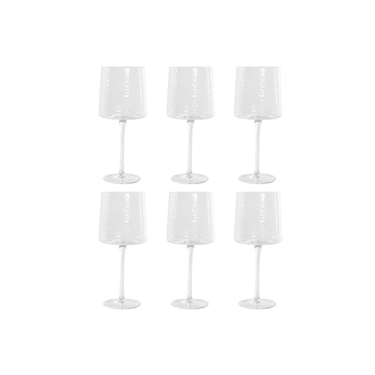 Set di Bicchieri Home ESPRIT Trasparente Cristallo 9,6 x 9,6 x 22,5 cm (6 Unità)